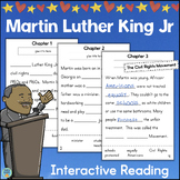 MLK Martin Luther King Jr Reading Comprehension Activity B