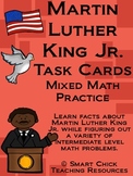 Martin Luther King Jr. Math Task Cards! (set of 20)  Mixed