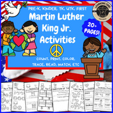 Martin Luther King Jr. Math + Literacy PreK Kindergarten F
