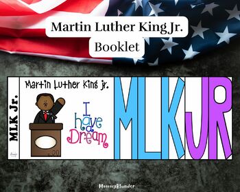 Preview of Martin Luther King Jr. Mini Booklet | Mini Lesson Book | About MLK Jr.