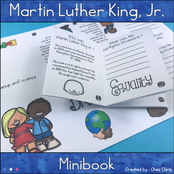 Preview of Martin Luther King, Jr. MiniBook