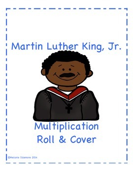 Preview of Martin Luther King, Jr. Multiplication Roll and Cover