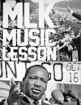 Preview of Yes, I DID just turn Martin Luther King Jr. Into a lesson in music AND history.