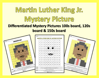Preview of Martin Luther King Jr. Mystery Picture