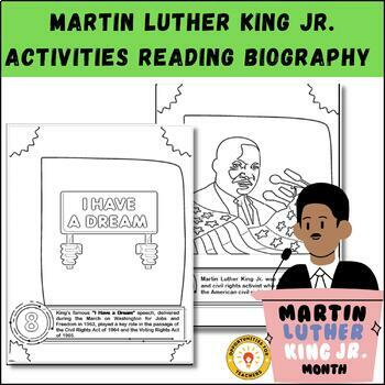 Preview of Influential Black History Month -  Martin Luther King Jr.February No Prep Packet