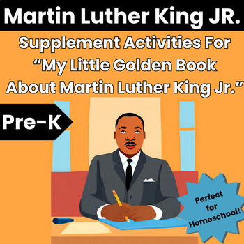 Preview of Martin Luther King Jr. No Prep Activities for Preschool & Pre-K