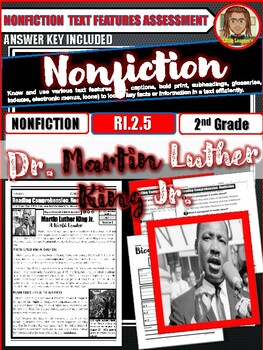 Preview of Martin Luther King Jr. | Black History | Reading Comprehension | MLK