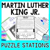 Martin Luther King Jr. PUZZLE STATIONS : Civil Rights, Bla
