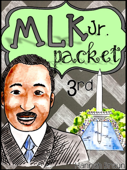 Preview of Martin Luther King Jr. Activities Packet for 3rd Grade