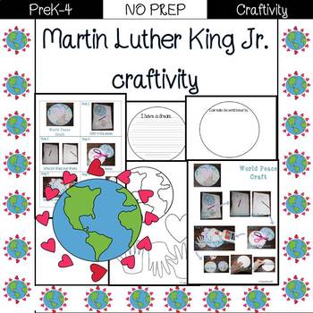 Preview of Martin Luther King Jr./ Peace Craftivity