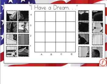 Preview of Martin Luther King, Jr. Picture Graph for the Smart Board