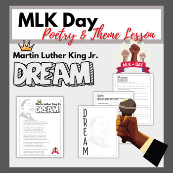 Preview of Martin Luther King Jr. Poem and Lesson
