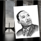 Martin Luther King Jr. Portrait Transparency