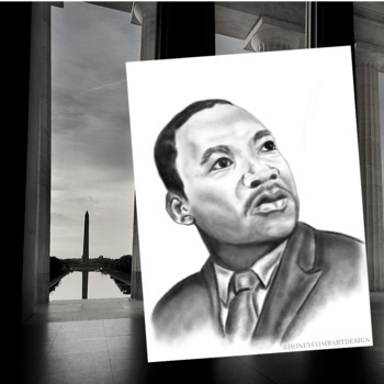 Preview of Martin Luther King Jr. Portrait Transparency