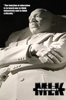 Preview of Martin Luther King Jr. Poster