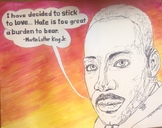 Martin Luther King Jr Poster & Art Color Sheet