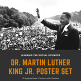 Martin Luther King Jr. Poster Set: 10 Posters with Quotes 