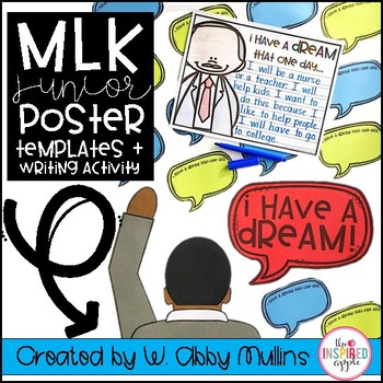 Preview of Martin Luther King, Jr. MLK Day Activity History Writing Activity I Have a Dream