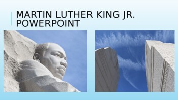 Preview of Martin Luther King Jr. PowerPoint, Activities and Civil Rights Movement