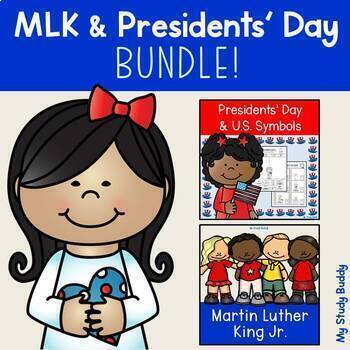 Preview of Martin Luther King Jr. & Presidents' Day Bundle (Kindergarten Social Studies)