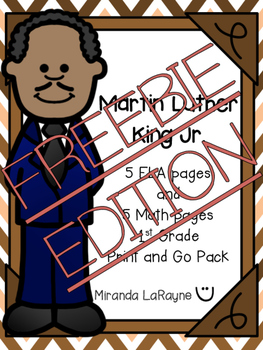 Preview of Martin Luther King Jr. Print and Go Pack - FREEBIE