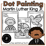 Dot Q-tip Painting Martin Luther King Jr. A Fine Motor Dev
