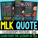 Martin Luther King Jr. Quote Motivational Posters Classroom Decor