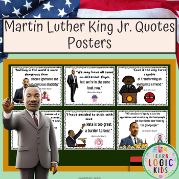 Preview of Martin Luther King Jr. Quotes Posters | MLK Day | black history month