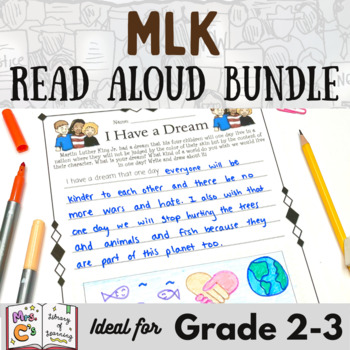 Preview of Martin Luther King Jr. Read Aloud & Activities BUNDLE | Poster Project