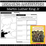 Martin Luther King Jr Reading Activities: Comprehension Packet