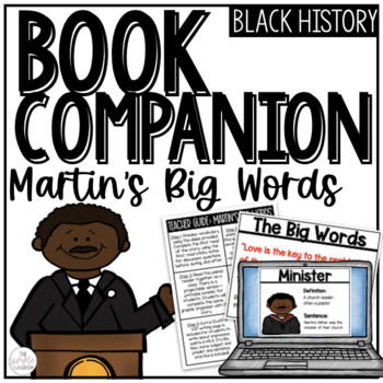 Preview of Martin Luther King Jr Reading Activities | Martins Big Words