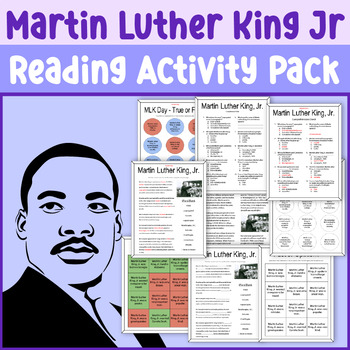 Martin Luther King, Jr. Reading Activity Pack | Reading Comprehension