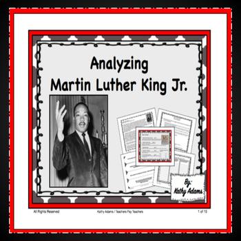 Preview of Martin Luther King Jr. Reading Comprehension
