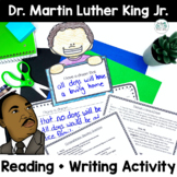 Martin Luther King Jr Reading Comprehension - MLK Day I Ha