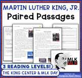 Martin Luther King, Jr.: Reading Comprehension Paired Passages