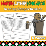 Martin Luther King Jr. Reading Comprehension Passages & Qu