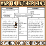 Black History Month Reading Comprehension Passages and Que