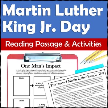 Preview of Martin Luther King, Jr. Reading Passage - PDF & Digital