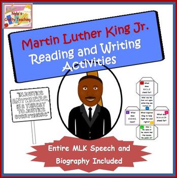 Preview of Martin Luther King Jr. Writing Activities