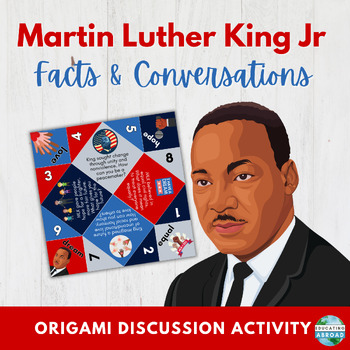 Preview of Martin Luther King Jr Reflection Activity | MLK Day Conversation Fortune Teller