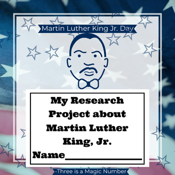 Preview of Martin Luther King Jr. Research Project