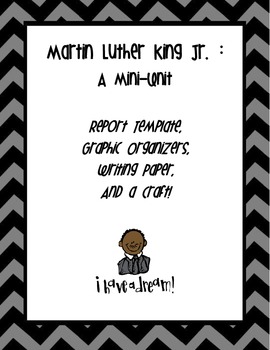 Preview of Martin Luther King Jr. Resource Packet & Craftivity!