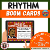 Martin Luther King Music Lesson Activities - RHYTHM BOOM Cards™