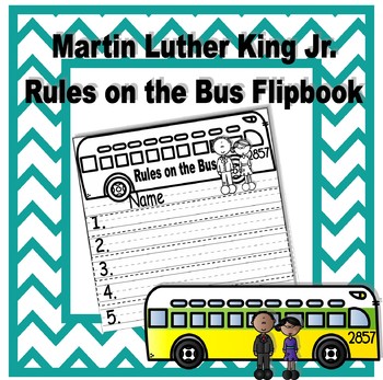 Preview of Martin Luther King Jr. Rules on the Bus Flipbook