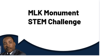 Preview of Martin Luther King Jr. STEM Challenge-Build a Monument