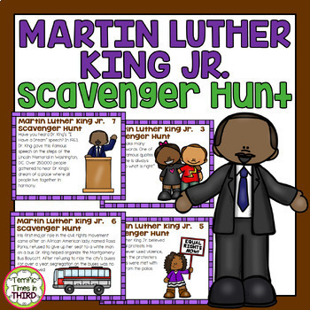 Preview of Martin Luther King Jr. Scavenger Hunt