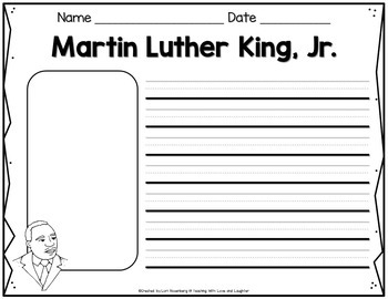 Martin Luther King, Jr. Scrambled Sentences by Teaching With Love and ...