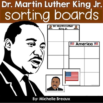 Preview of Martin Luther King Jr. Simple Sorting Boards