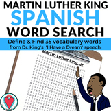Martin Luther King Jr Spanish Activity I Have a Dream Voca