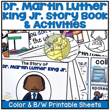 Preview of Martin Luther King Jr.  Story Book & Activities